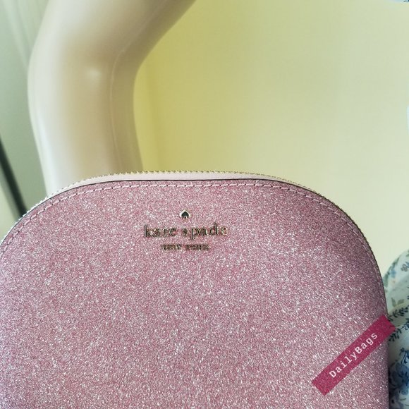 KATE SPADE LOLA ROSE PINK COSMETIC CASE MAKE UP - Picture 3 of 11